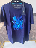 Camiseta Psycho Bunny Original Azul Marino con Logo Multibunny – Talla M | Bunnyshop305